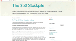 Desktop Screenshot of 50dollarstockpile.blogspot.com