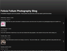 Tablet Screenshot of feliciafollumphotography.blogspot.com