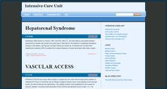 Desktop Screenshot of intesivecareunit.blogspot.com