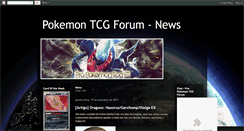 Desktop Screenshot of pokemontcgforum.blogspot.com