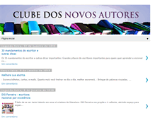 Tablet Screenshot of clubnovosautores.blogspot.com