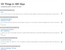 Tablet Screenshot of hundredandonethings.blogspot.com