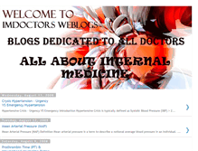 Tablet Screenshot of imdoctors.blogspot.com