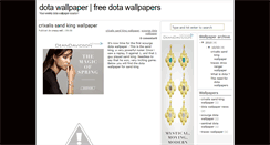 Desktop Screenshot of dota-wallpaper.blogspot.com