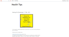 Desktop Screenshot of 4health-tips.blogspot.com