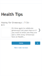 Mobile Screenshot of 4health-tips.blogspot.com