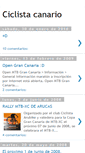 Mobile Screenshot of ciclistacanario.blogspot.com