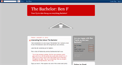 Desktop Screenshot of ben-thebachelor.blogspot.com