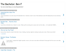 Tablet Screenshot of ben-thebachelor.blogspot.com