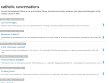 Tablet Screenshot of cathconversations.blogspot.com