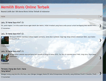 Tablet Screenshot of memilih-kursus-bisnisonline.blogspot.com