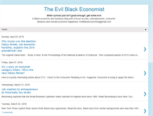 Tablet Screenshot of evilblackeconomist.blogspot.com