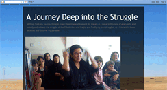 Desktop Screenshot of journeydeepintothestruggle.blogspot.com