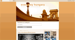 Desktop Screenshot of johnsonfamilyhungary.blogspot.com