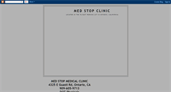 Desktop Screenshot of medstopclinic.blogspot.com