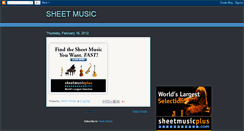 Desktop Screenshot of goldensheetmusic.blogspot.com