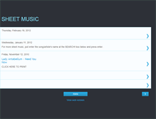 Tablet Screenshot of goldensheetmusic.blogspot.com
