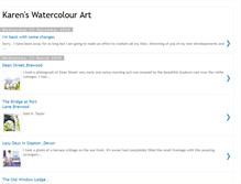 Tablet Screenshot of karenswatercolourart.blogspot.com