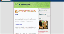 Desktop Screenshot of ecologiaproyecto.blogspot.com