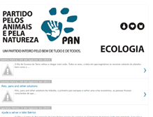 Tablet Screenshot of pan-ecologia.blogspot.com