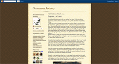 Desktop Screenshot of greenmanarchery.blogspot.com