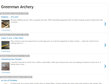 Tablet Screenshot of greenmanarchery.blogspot.com