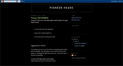 Desktop Screenshot of pioneerheads.blogspot.com
