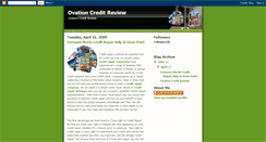 Desktop Screenshot of ovation-credit-review.blogspot.com