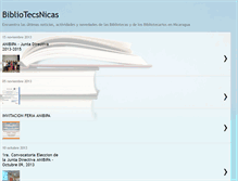 Tablet Screenshot of bibliotecsnicas.blogspot.com