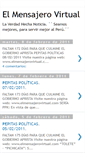 Mobile Screenshot of elmensajerovirtual.blogspot.com