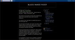 Desktop Screenshot of blacknakedpussy.blogspot.com