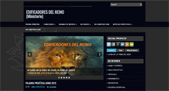 Desktop Screenshot of edificadoresdelreino.blogspot.com