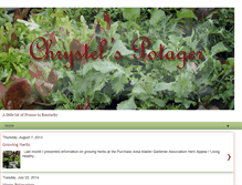 Tablet Screenshot of chrystelspotager.blogspot.com