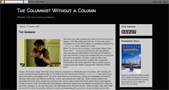 Desktop Screenshot of columnistwithoutacolumn.blogspot.com