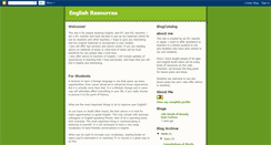 Desktop Screenshot of englisheducationresources.blogspot.com