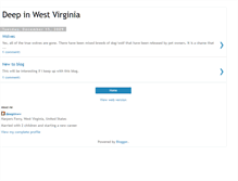 Tablet Screenshot of deepinwv.blogspot.com
