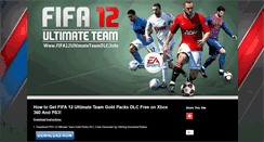 Desktop Screenshot of fifa12ultimateteaamdlc.blogspot.com
