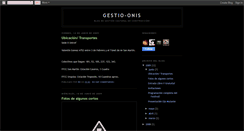 Desktop Screenshot of gestio-onis.blogspot.com