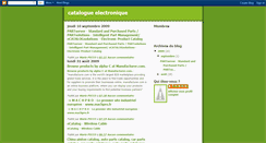 Desktop Screenshot of catalogueelectronique.blogspot.com