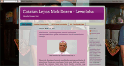 Desktop Screenshot of catatanlepasnick.blogspot.com