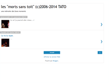Tablet Screenshot of lesmortsanstoit.blogspot.com