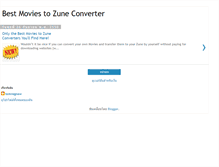 Tablet Screenshot of moviestozuneconverter.blogspot.com