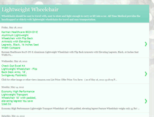 Tablet Screenshot of lightweightwheelchair-chanee.blogspot.com