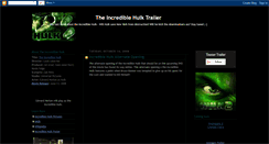 Desktop Screenshot of incredible-hulk-trailer.blogspot.com