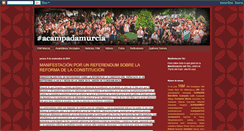 Desktop Screenshot of noticias15macampadamurcia.blogspot.com
