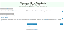 Tablet Screenshot of lowongan-yogyakarta.blogspot.com