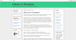 Desktop Screenshot of indiansinshanghai.blogspot.com