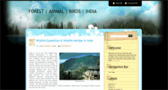 Desktop Screenshot of forestlifeinindia.blogspot.com