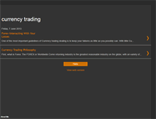 Tablet Screenshot of currencytrading10.blogspot.com