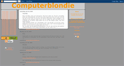 Desktop Screenshot of computerblondie.blogspot.com